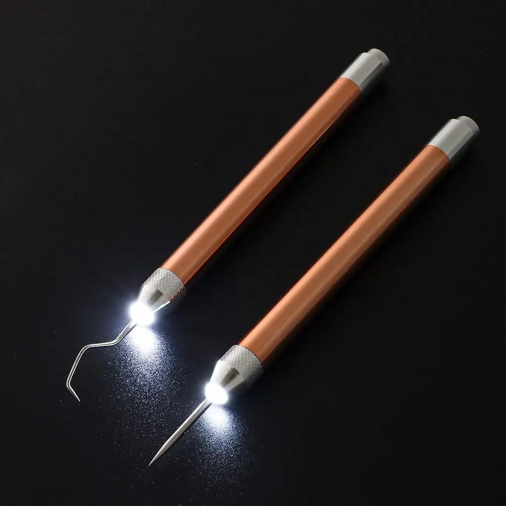 Portable Vinyl Weeding Kit With LED Light Vinyl Paper Remover with Hooks Vinyl Weeding Tool Handheld Iron-on Project Cutter