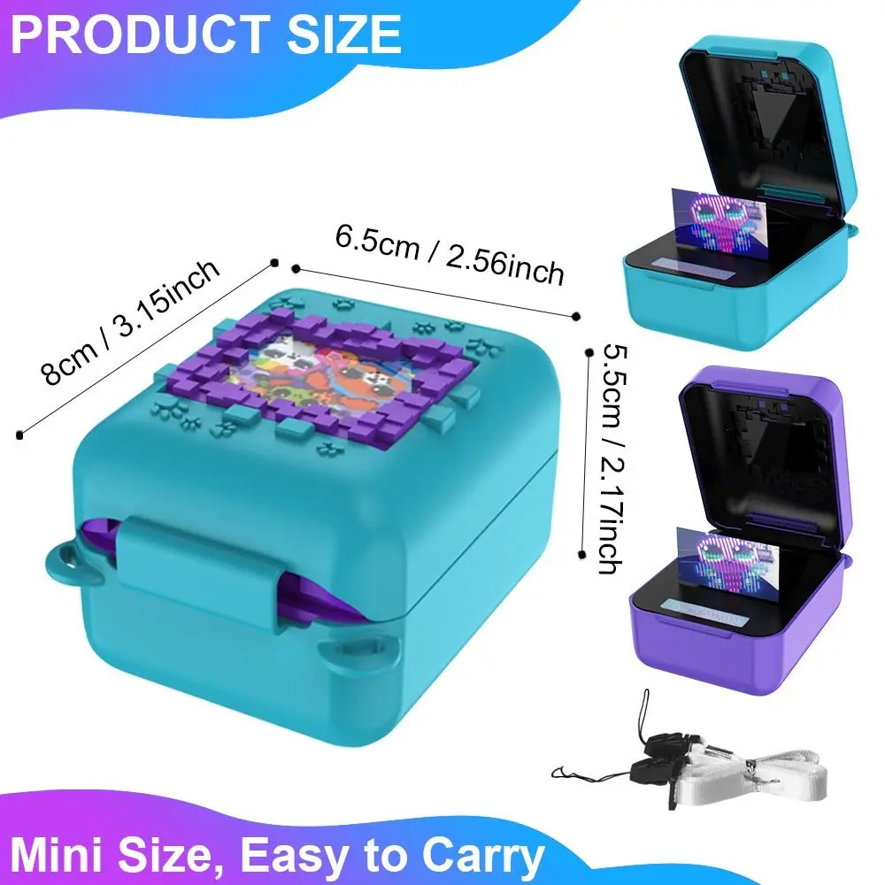 Silicone Protective Case for Bitzee Interactive Toy Digital Pet Cover Vitural Game Accessories with Lanyard Shockproof Shell