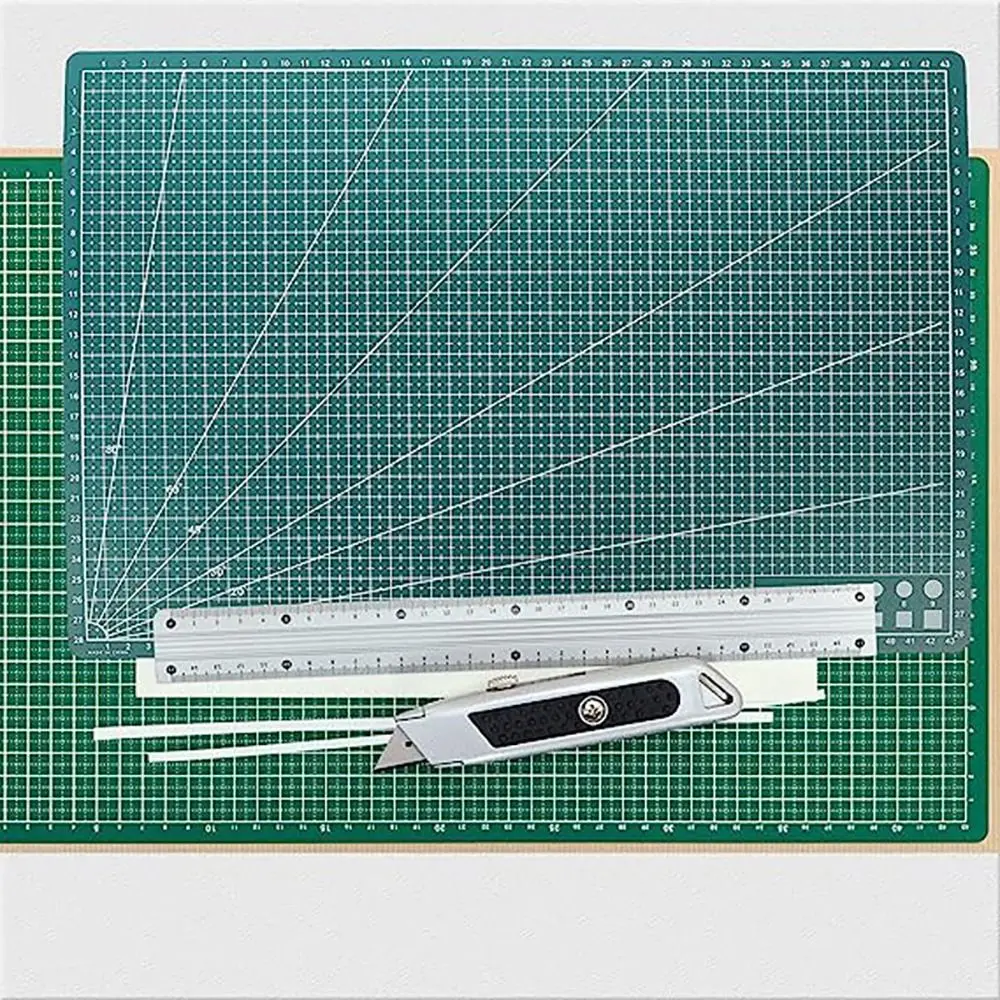 1Pcs A3 A4 A5 PVC Cutting Mat Cutting Board Workbench Patchwork Double-side Pad Sewing Manual DIY Engraving Leather Craft Tool