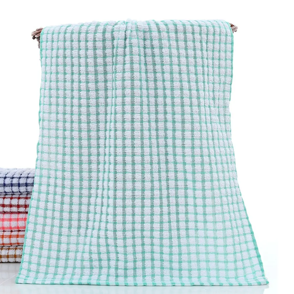 New Cotton Tea Towels Rag Absorbent Cleaning Cloths Drying Large Size Handtowel Kitchen Supplies
