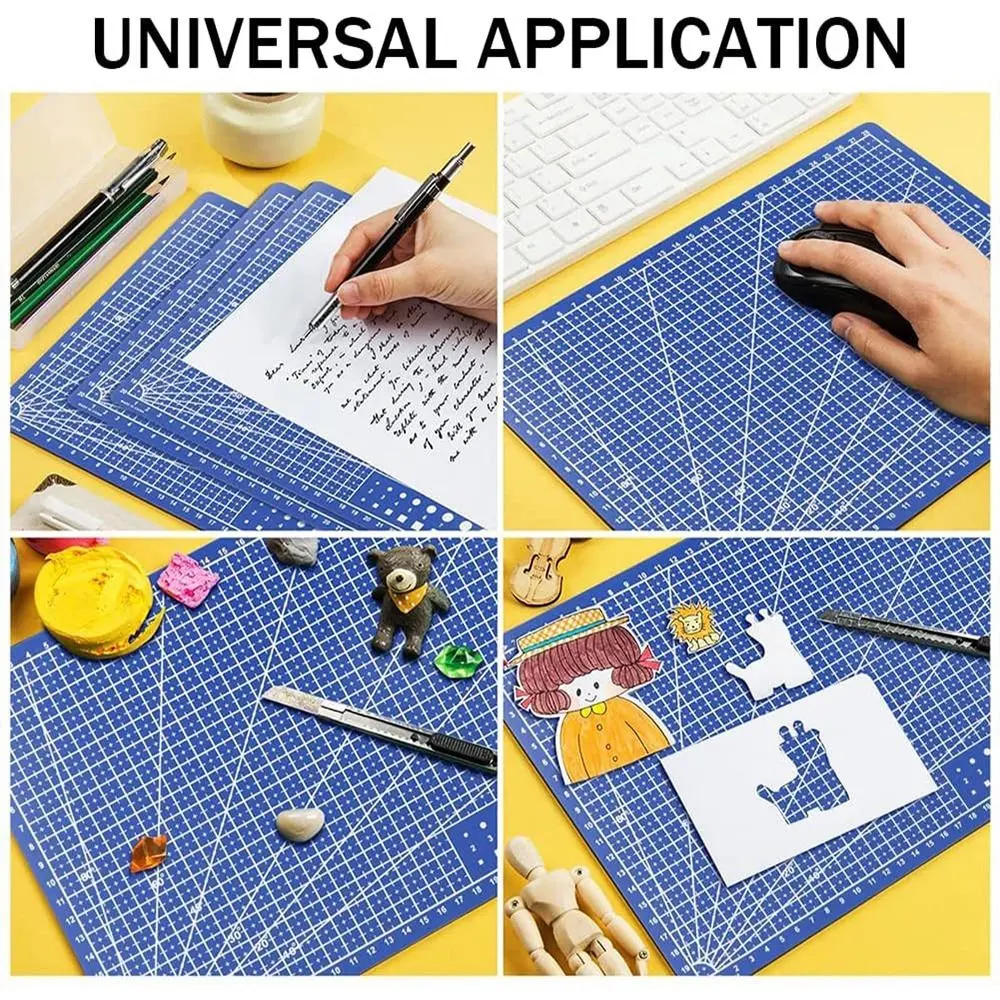 1Pcs A3 A4 A5 PVC Cutting Mat Cutting Board Workbench Patchwork Double-side Pad Sewing Manual DIY Engraving Leather Craft Tool