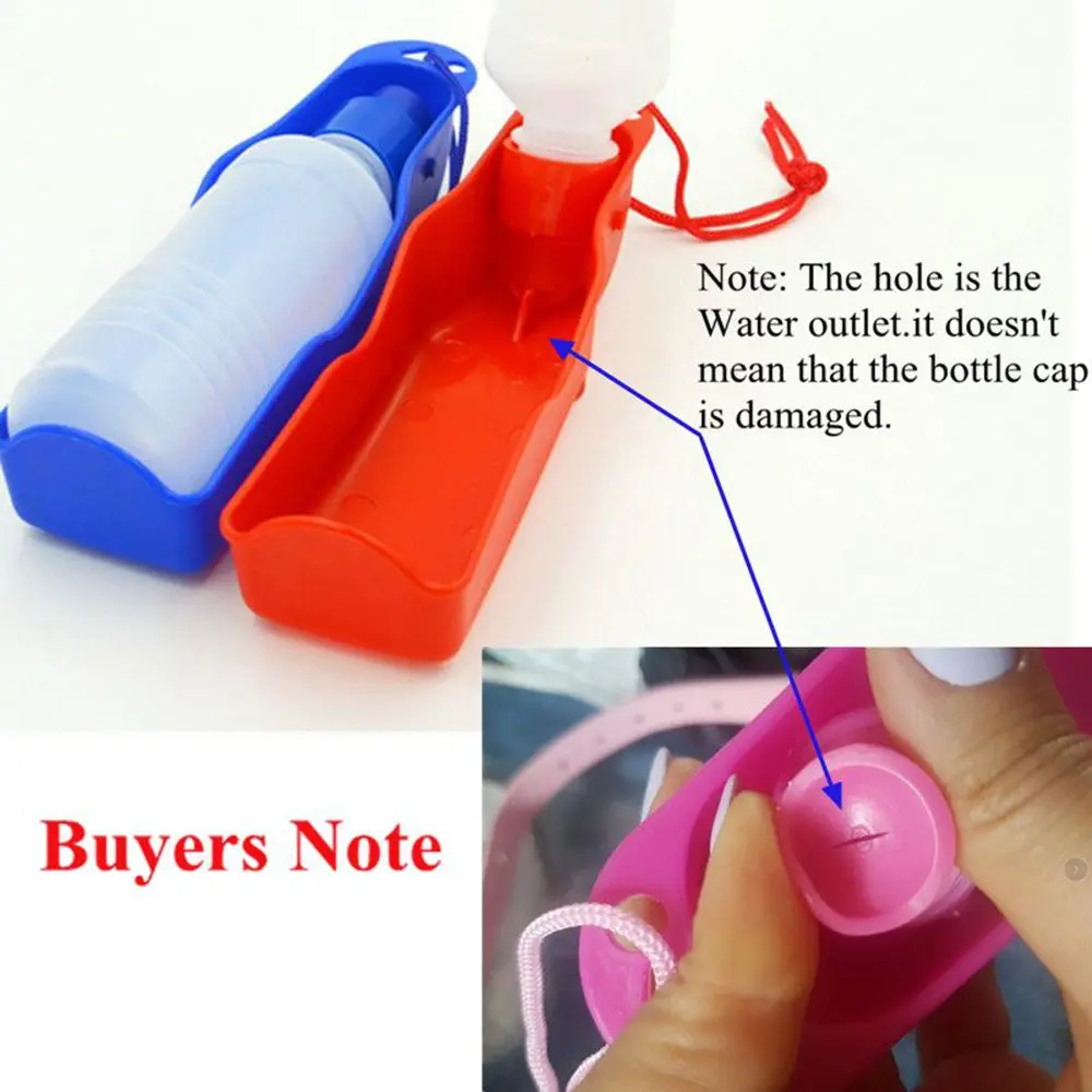 Portable Pet Dog Water Bottle Travel Cup Drinking Bowl Outdoor Feeder Dispenser Pet Supply For Small Large Dog Puppy Cat