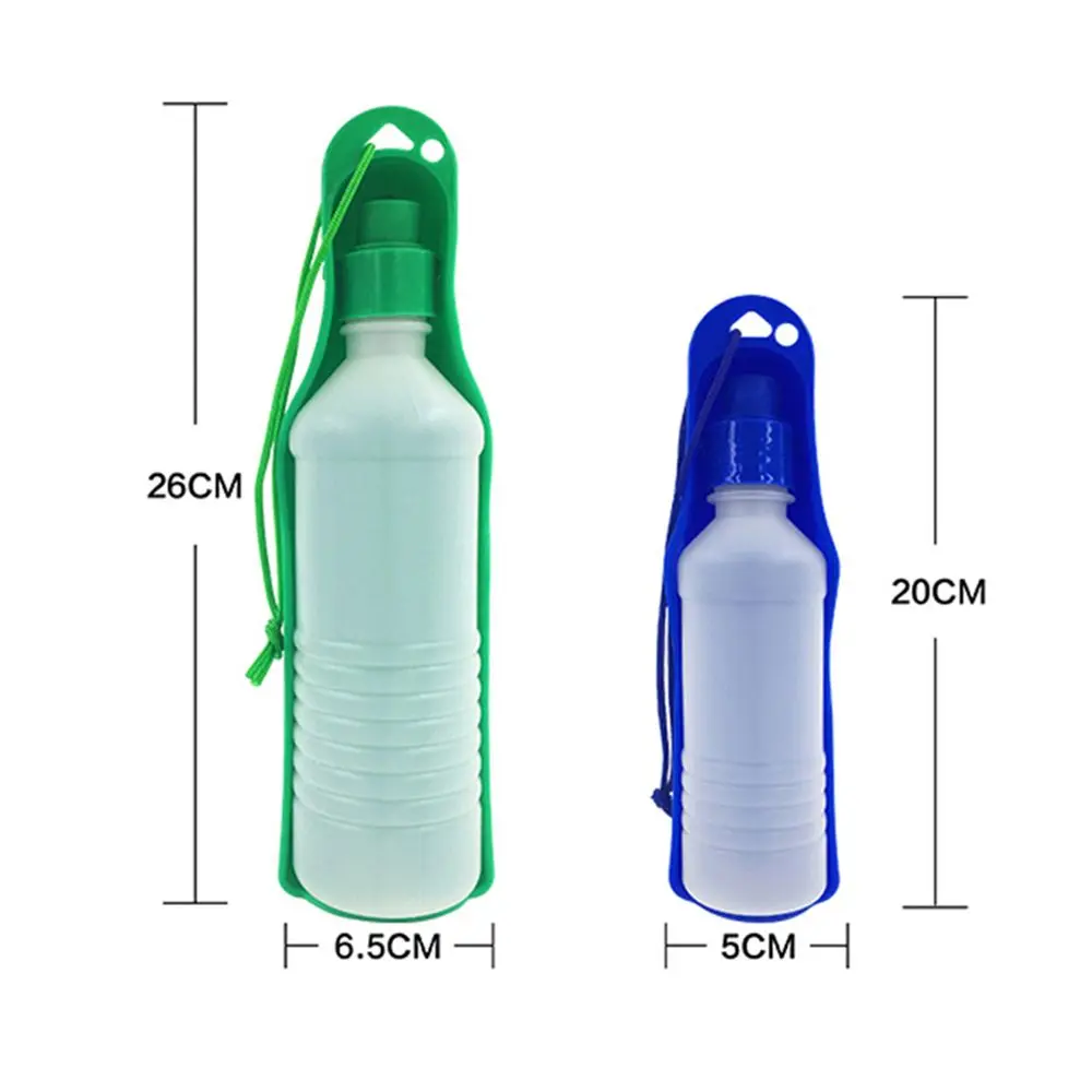 Portable Pet Dog Water Bottle Travel Cup Drinking Bowl Outdoor Feeder Dispenser Pet Supply For Small Large Dog Puppy Cat