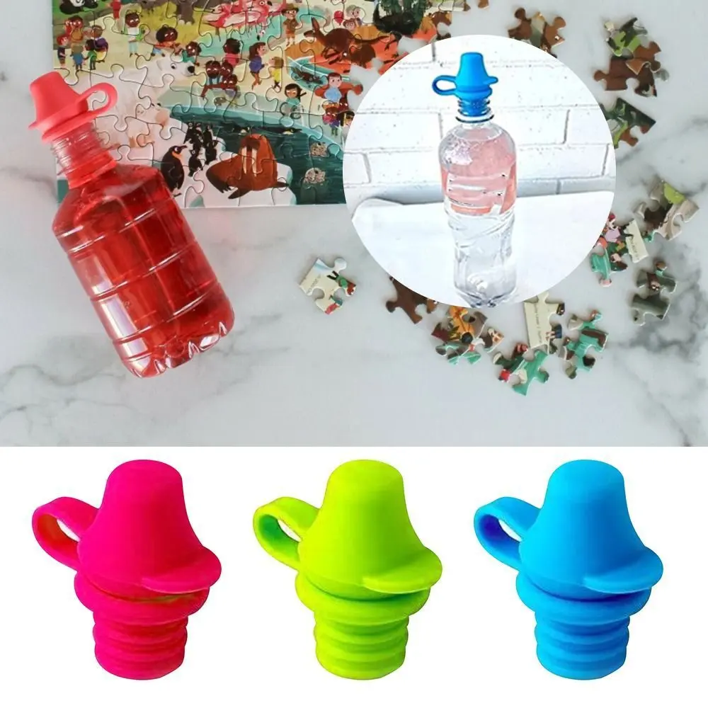 Baby Water Bottle Cap Silicone Bottles Cover Anti-Spill Top Spout AdapterBottle Lid Replacement For Kids Adults