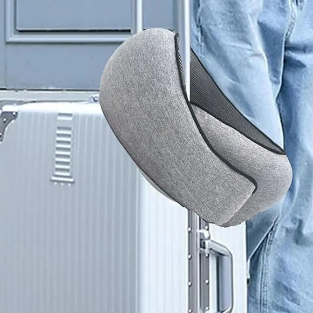 Fashion Portable Travel U Shaped Memory Foam Pillow Adjustable Neck Support Soft Head Rest Car Plane Cushion Camping Sleepin