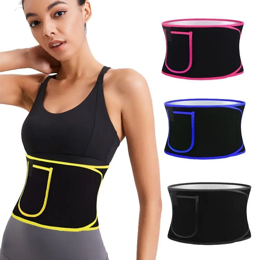 New Silver Ion Slimming Sweat Belt Elastic Adjustable Waist Tummy Trimmer Fat Burning Sports Body Sculpting Belt Men and Women