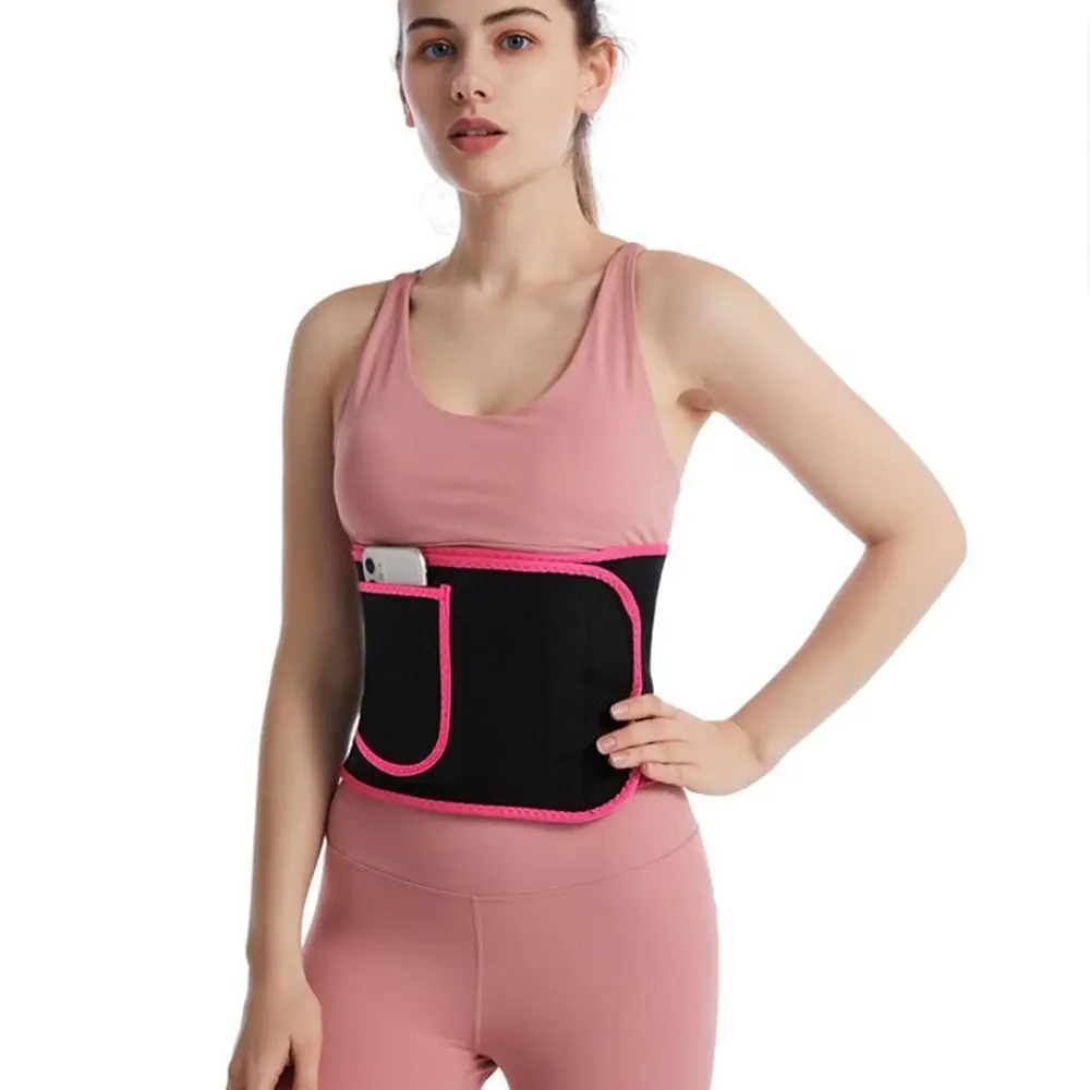 New Silver Ion Slimming Sweat Belt Elastic Adjustable Waist Tummy Trimmer Fat Burning Sports Body Sculpting Belt Men and Women