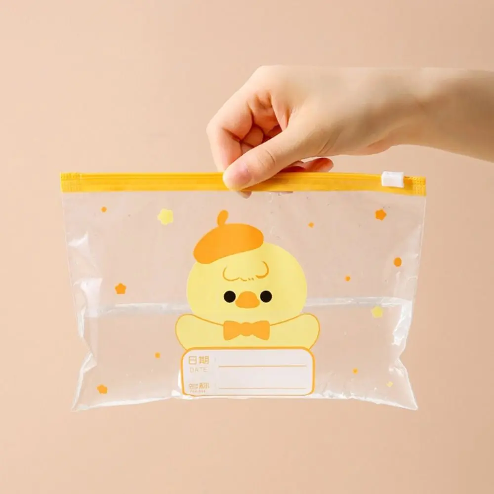 10PCS Cartoon Multi-size Storage Bag Classified Baby Clothes Storage Classified Sealed Bag Portable Baby Cloth/Diaper Pouch Home