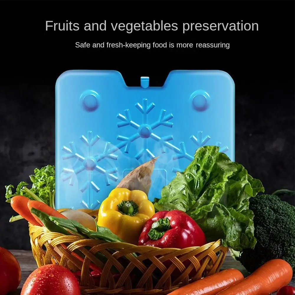 1/2/3PCS New PE Ice Box Reusable Refrigeration Ice Crystal Box Keep Fresh Air Conditioning Fan Ice Crystal Box