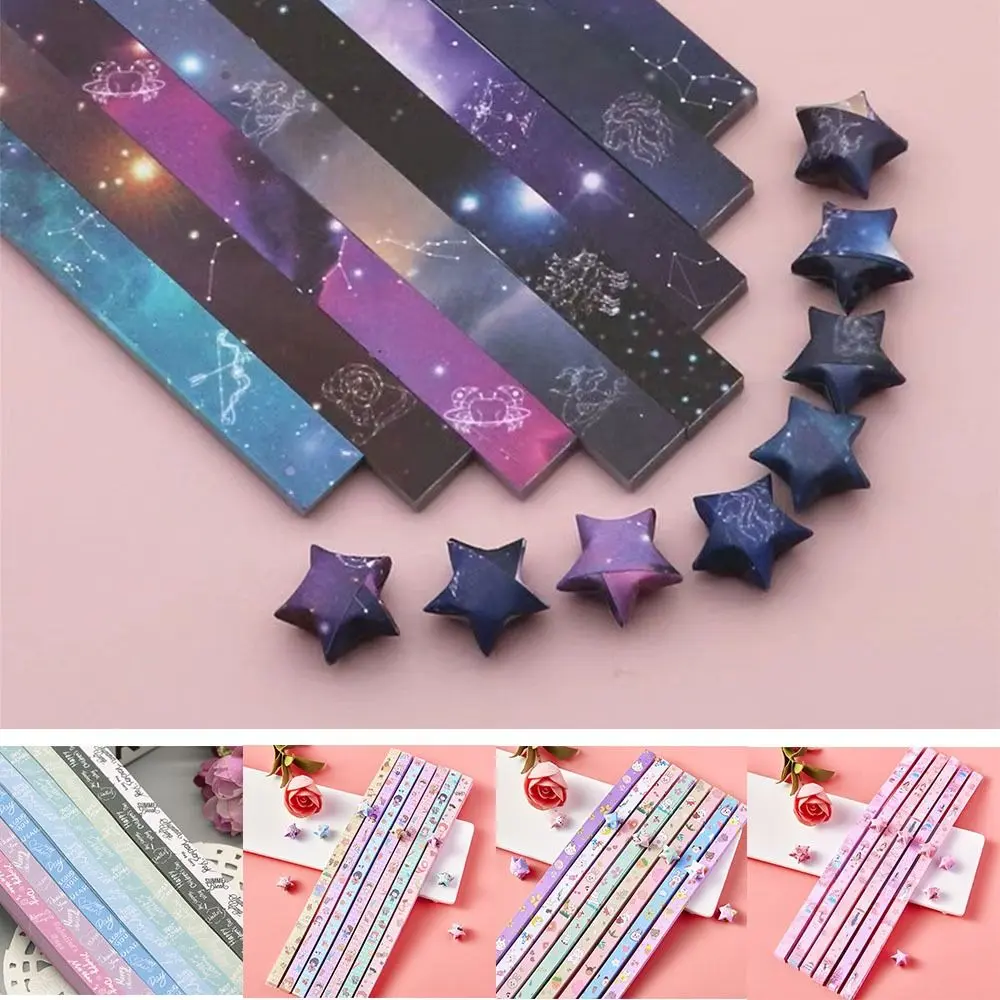 540 Sheets Origami Paper Stars DIY Lucky Star Paper Hand Crafts Origami Folding Origami Star Paper Strips for Paper Arts Crafts