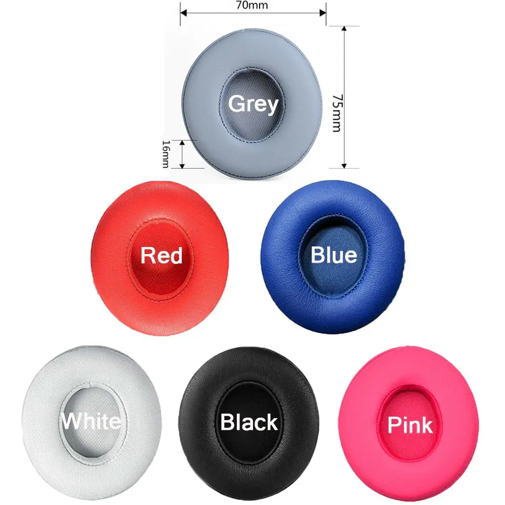 Replacement Ear Pads Cushion Earbuds For Beats Solo 2 3 Wireless Headset Ultra-soft Cover