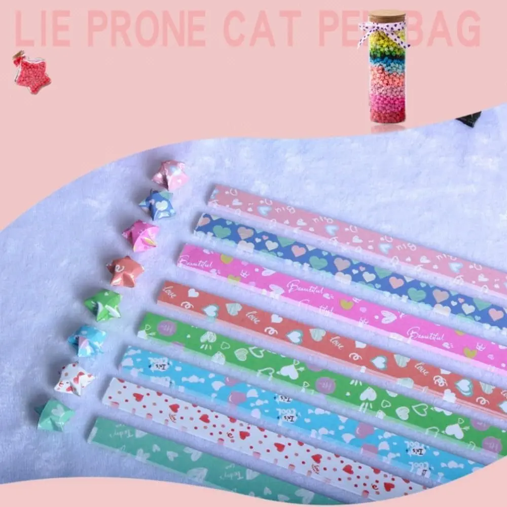 540 Sheets Origami Paper Stars DIY Lucky Star Paper Hand Crafts Origami Folding Origami Star Paper Strips for Paper Arts Crafts