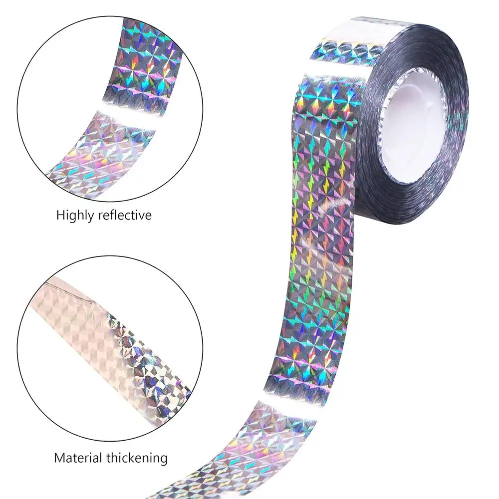 Bird Scare Tape Outdoor Bird Flash Woodpecker Pigeon Deterrent Bird Scare Ribbon Repellent Devices Tape Keep Birds Away