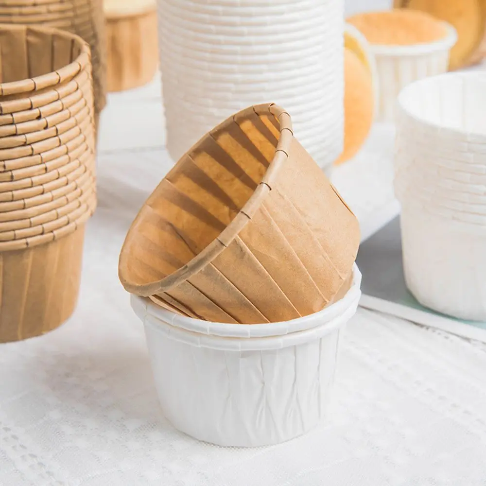 50pcs Muffins Paper Cupcake Wrappers Baking Cups Cases Muffin Boxes Cake Cup Decorating Tools Kitchen Cake Tools DIY
