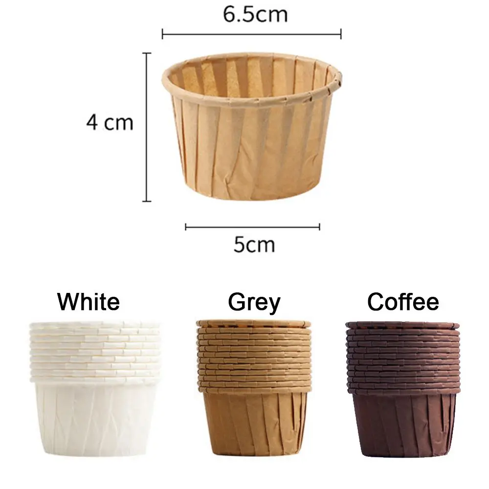 50pcs Muffins Paper Cupcake Wrappers Baking Cups Cases Muffin Boxes Cake Cup Decorating Tools Kitchen Cake Tools DIY