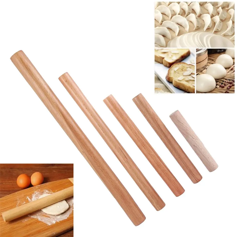 Wooden Rolling Pin Fondant Dough Roller Cake Decoration Cooking Pastry Baking Tool Kitchen Accessories
