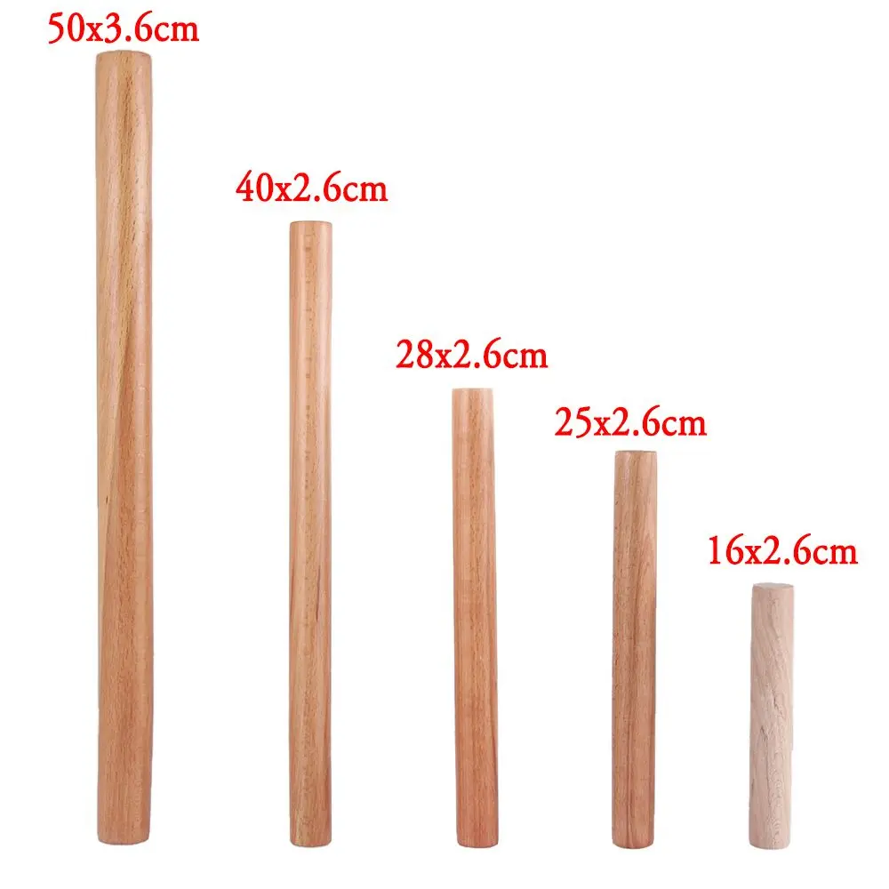 Wooden Rolling Pin Fondant Dough Roller Cake Decoration Cooking Pastry Baking Tool Kitchen Accessories