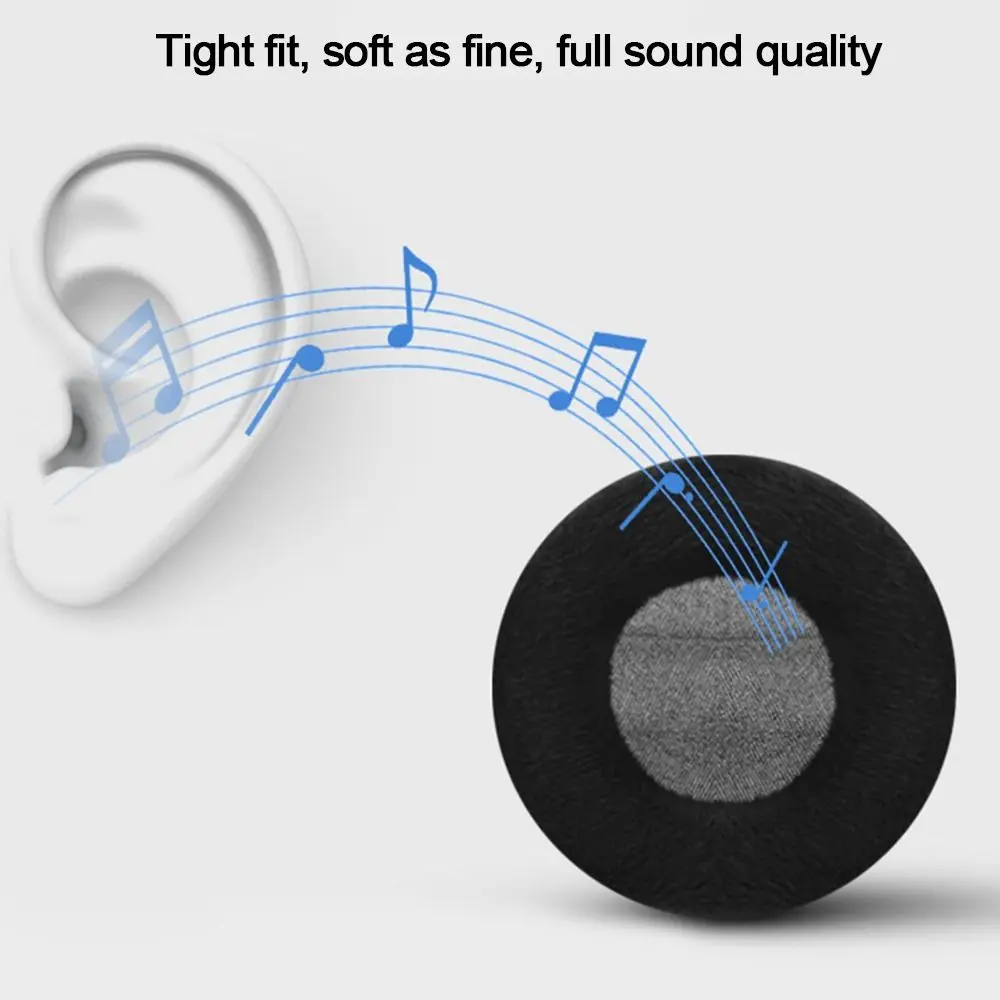 1pair General Velvet Earpads for Sony/Akg/Denon 60mm 65mm 70mm 75mm 80mm 85mm 90mm 95 100mm 105mm Replacement Ear Pads Cushion