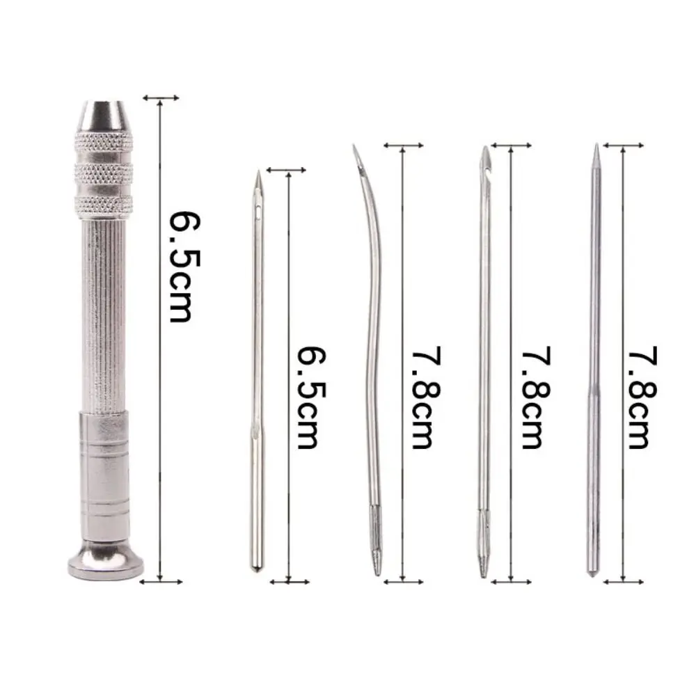 Leather Sewing Awl Set Replaceable Multifunctional Shoes Repair Tool Kit Punch Stitching Needles DIY Sewing Leathercraft