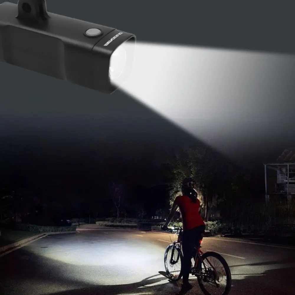 Portable Rechargeable Bike Headlight LED Ultra Bright Bicycle Lamp Waterproof Easy Installation Flashlight for Outdoor Riding