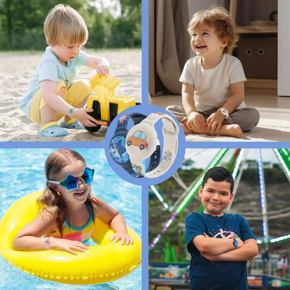 New Waterproof Silicone Strap for Apple Airtag Holder Wristband Kids Silicone Case Bracelet Children for AirTags Case Watch Band