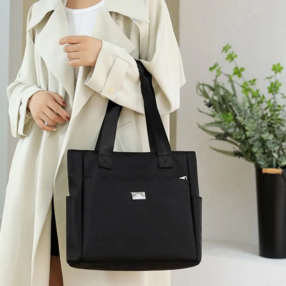 Nylon Large Capacity Shoulder Bag Tote Bags Lightweight Waterproof Practical Handbag For Work School And Travel High Quality