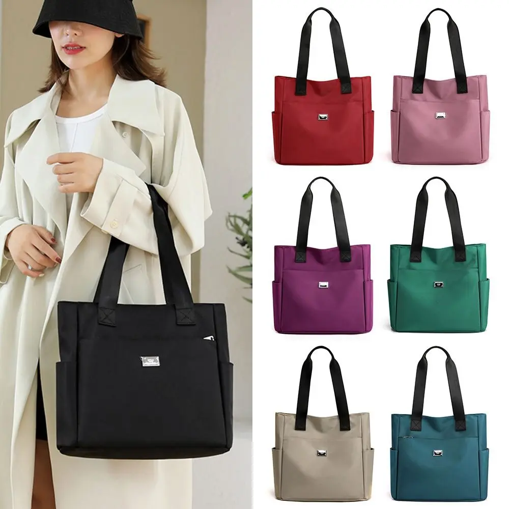 Nylon Large Capacity Shoulder Bag Tote Bags Lightweight Waterproof Practical Handbag For Work School And Travel High Quality