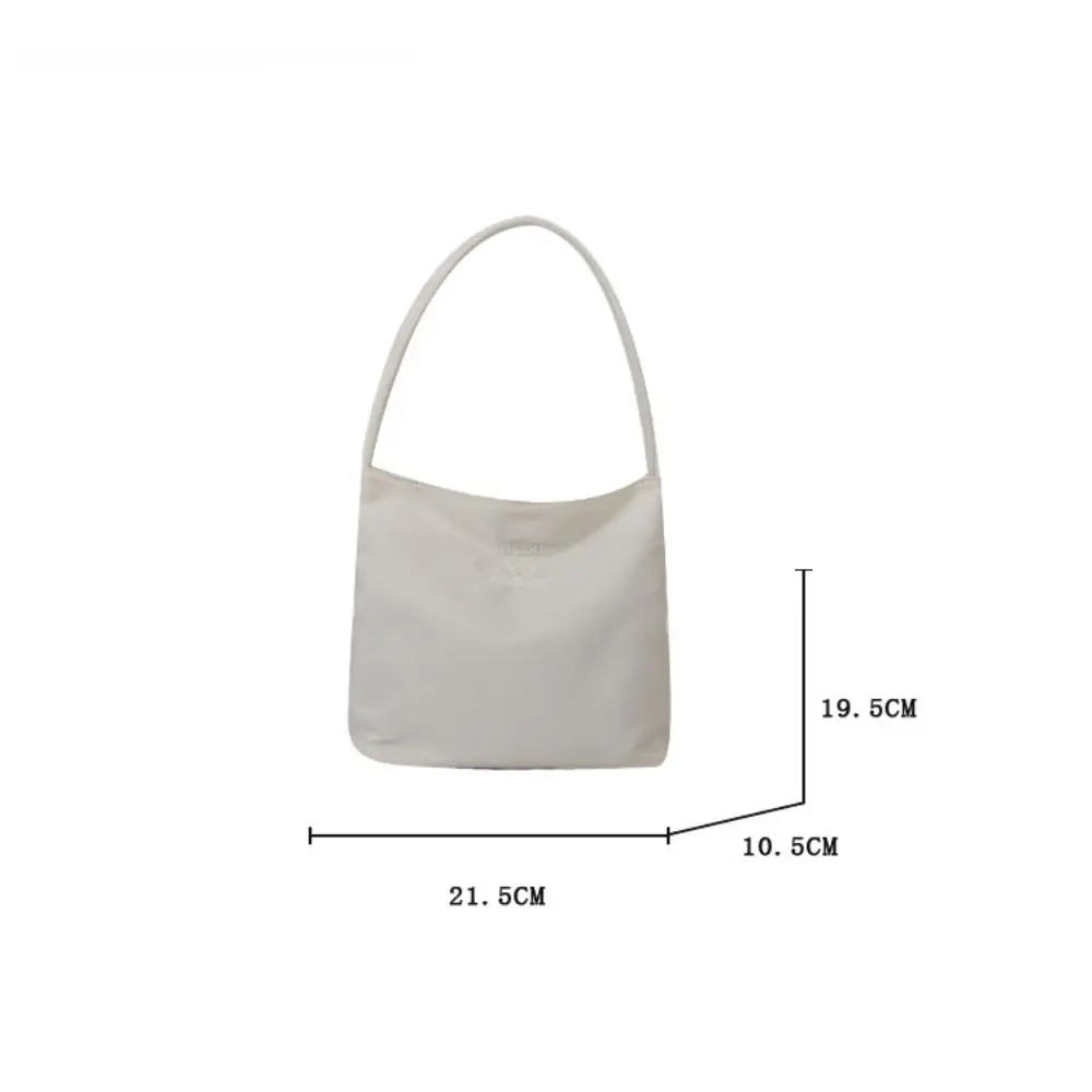 Fashion Shoulder Bag Embroidered Letters Underarm Bag Casual Handbags Tote Bags Women's High Capacity Handbag