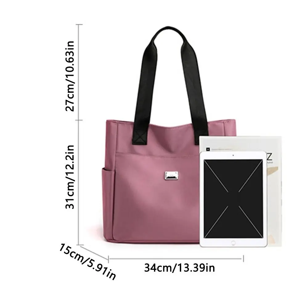 Nylon Large Capacity Shoulder Bag Tote Bags Lightweight Waterproof Practical Handbag For Work School And Travel High Quality