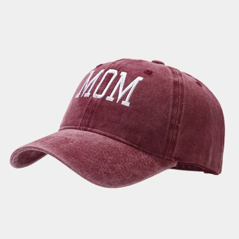 Outdoor Sports Visors DAD MOM Embroidery Baseball Caps Vintage Hiphop Baseball Hats Adjustable Distressed Faded Cap