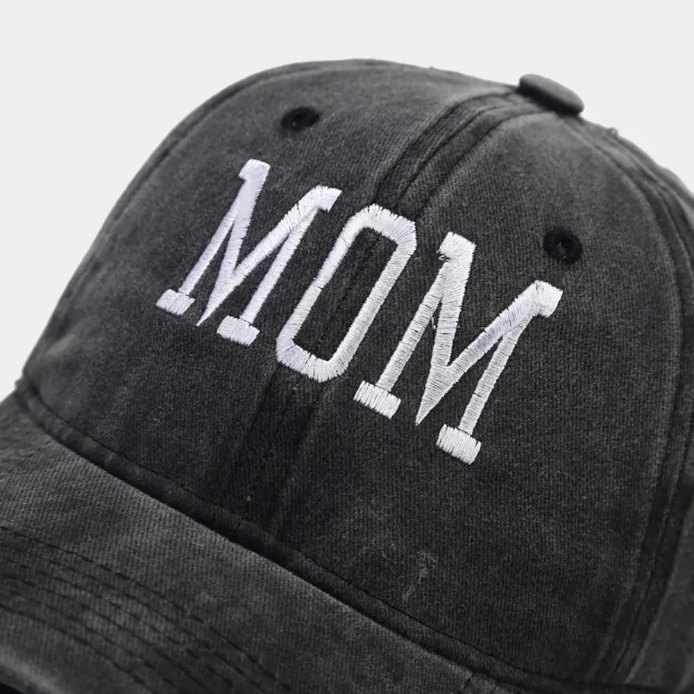 Outdoor Sports Visors DAD MOM Embroidery Baseball Caps Vintage Hiphop Baseball Hats Adjustable Distressed Faded Cap