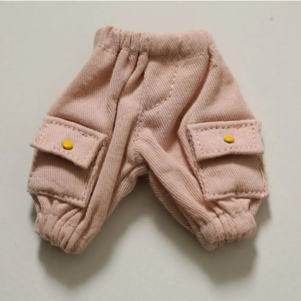 10cm Cotton Doll Fashion Pocket Pants Shorts Doll Trousers Clothes For Casual Wears Doll Clothes Accessories Kids Toys