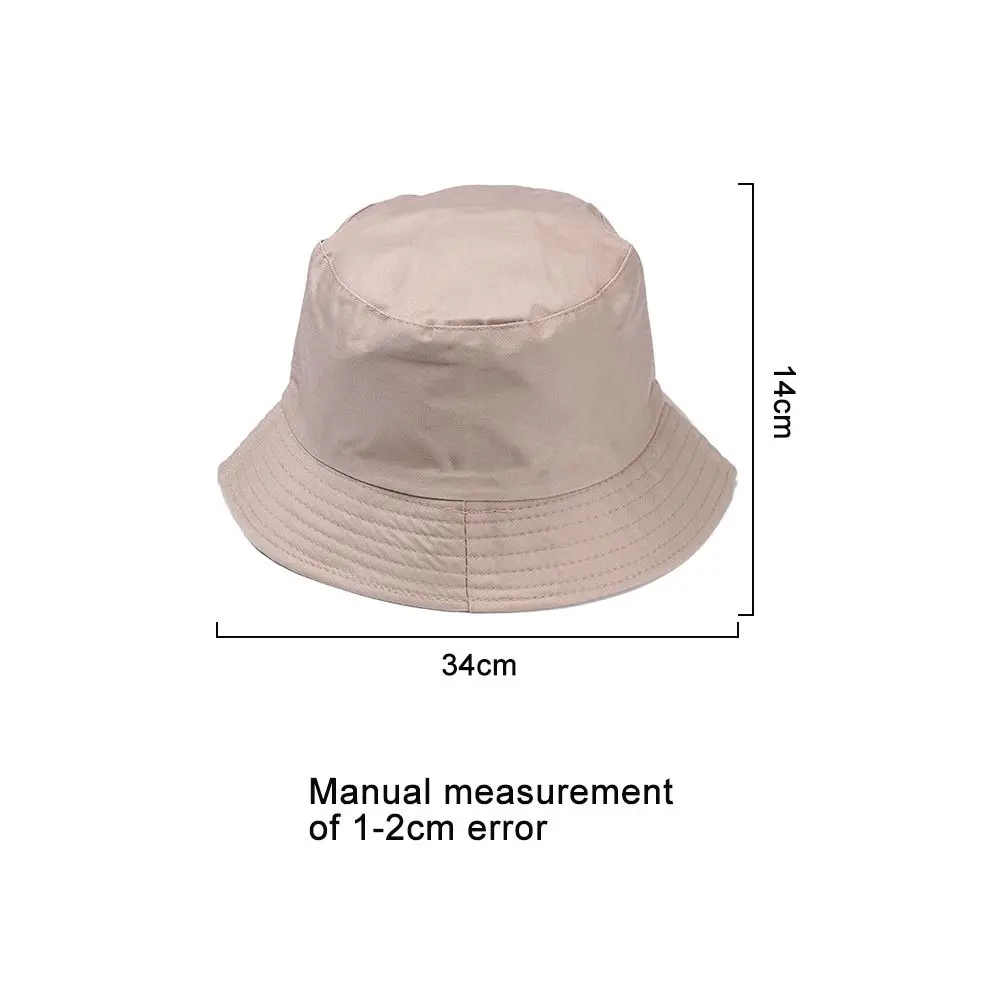 Anti-UV Bucket Hat Women Men Beach Sun Hat Summer Sunscreen Panama Hat Outdoor Foldable Portable Fisherman Cap