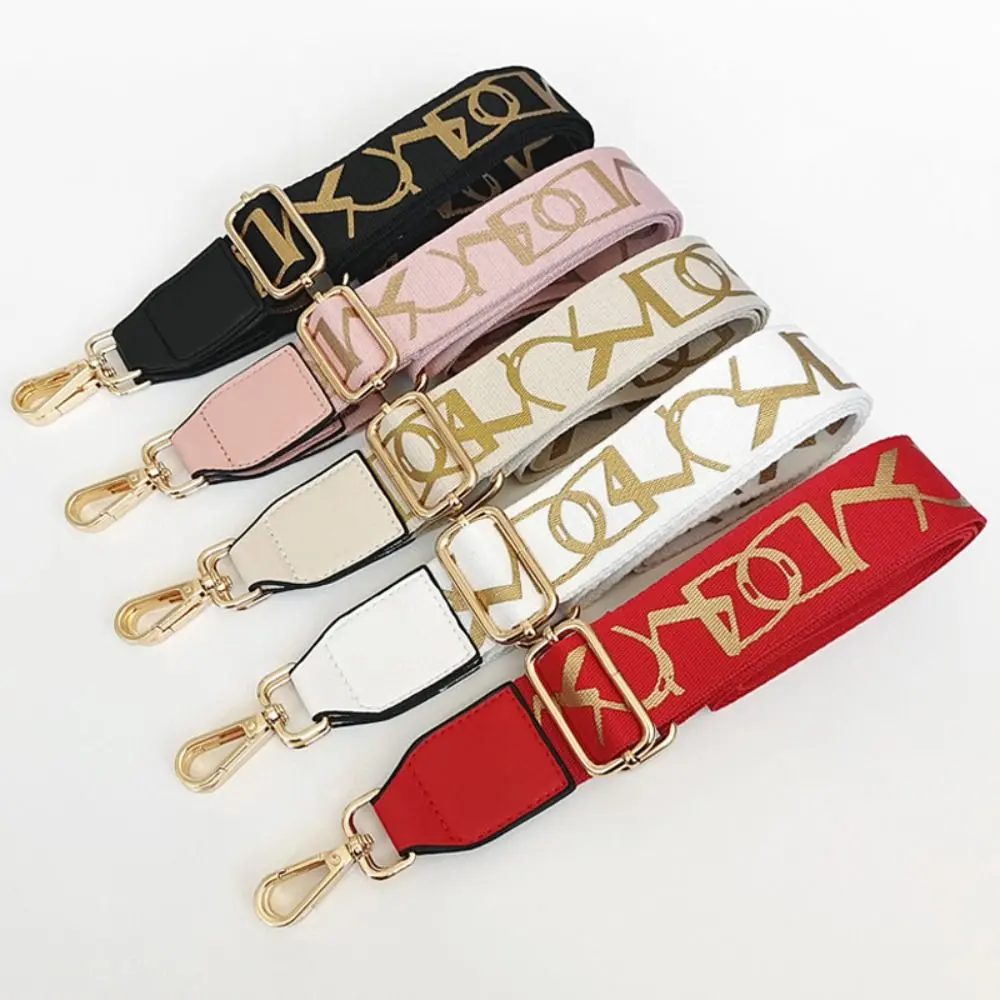 Adjustable Canvas Bag Strap For Handbags Belt 3.8cm Wide Shoulder Strap Replacement Bag Part Accessories