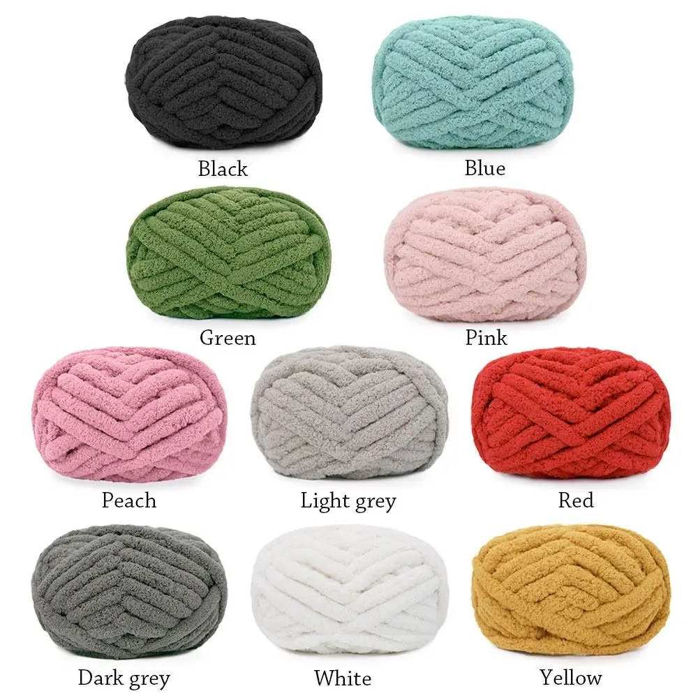 226g/Ball Velvet Thick Super Bulky Chunky Yarn Hand Knitting Woven Thread Basket Blanket Carpets Giant Yarn Hand-knit Blanket