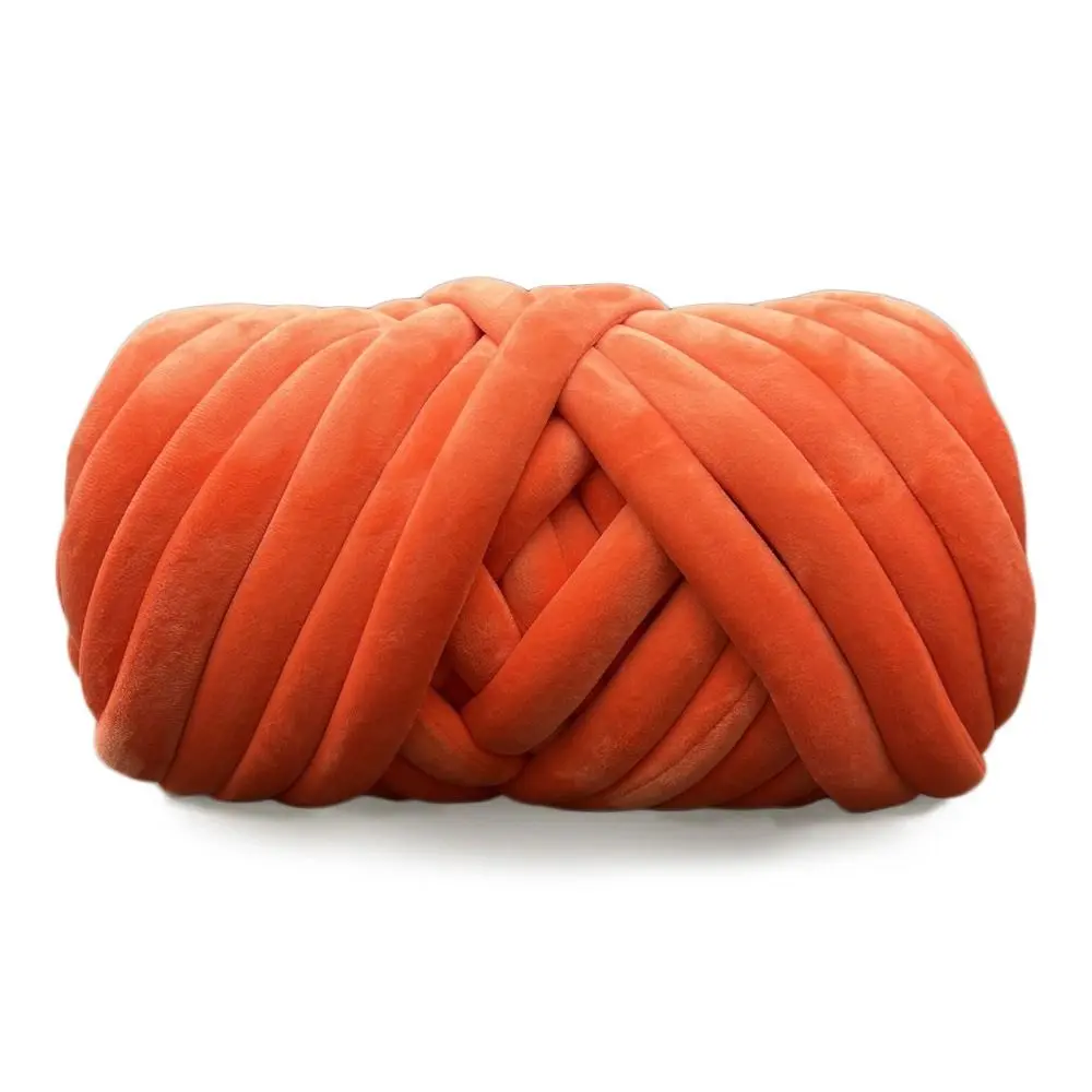 250/500g Velvet Thick Super Bulky Chunky Yarn Hand Knitting Woven Thread Basket Blanket Carpets Giant Yarn DIY Hand-knit Blanket