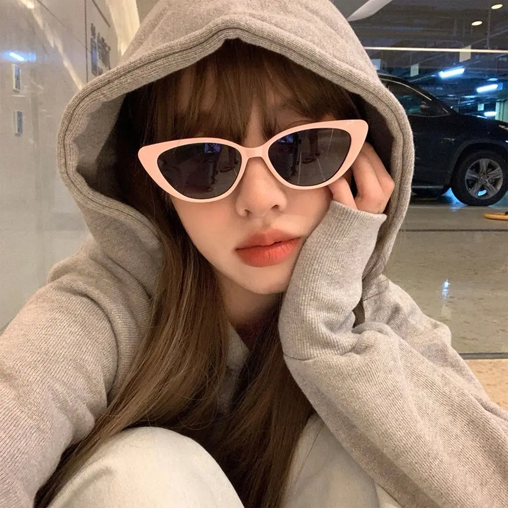Retro Small Frame Cat Eye Shape Sunglasses Colorful UV400 Sun Protection Sun Glasses Shades for Women