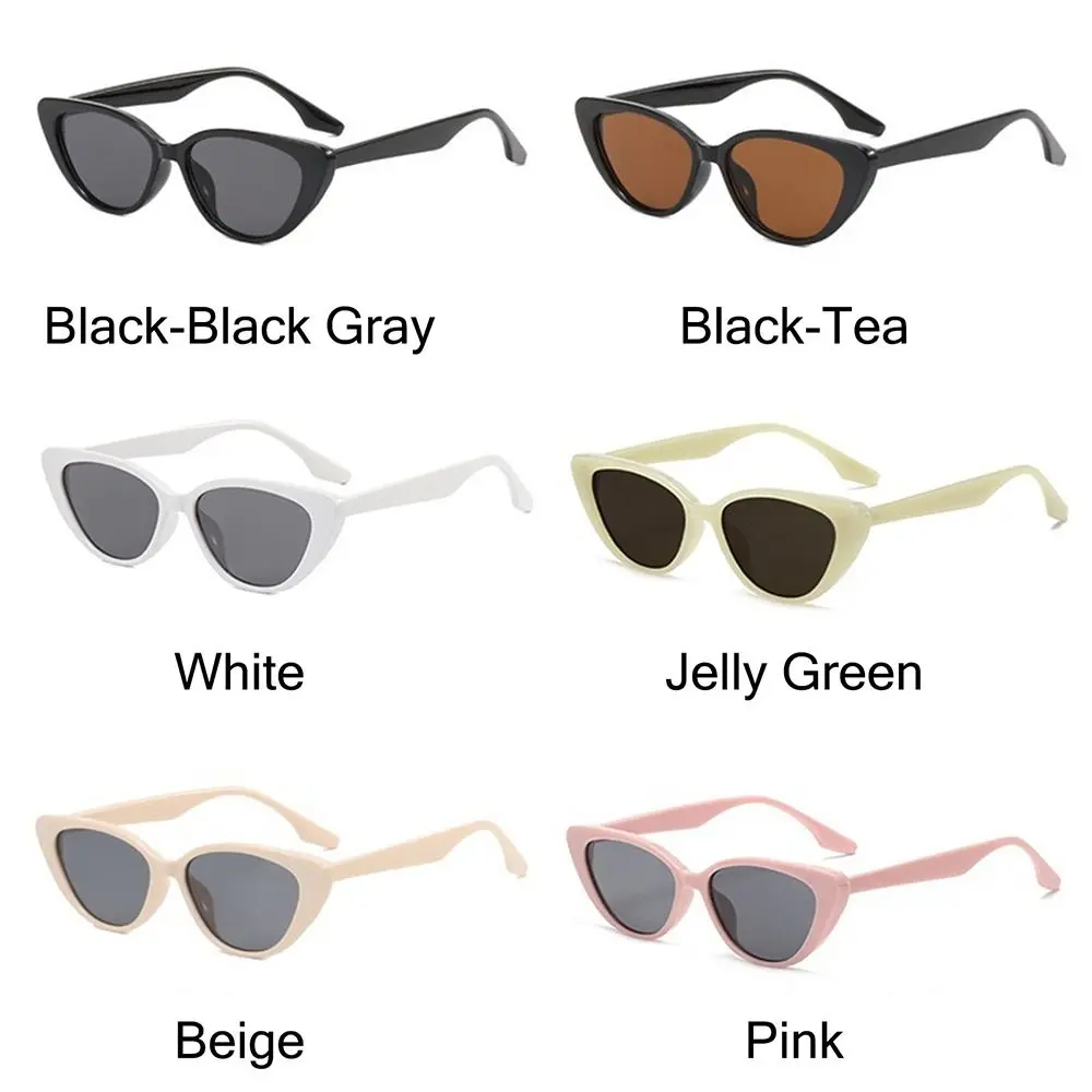 Retro Small Frame Cat Eye Shape Sunglasses Colorful UV400 Sun Protection Sun Glasses Shades for Women