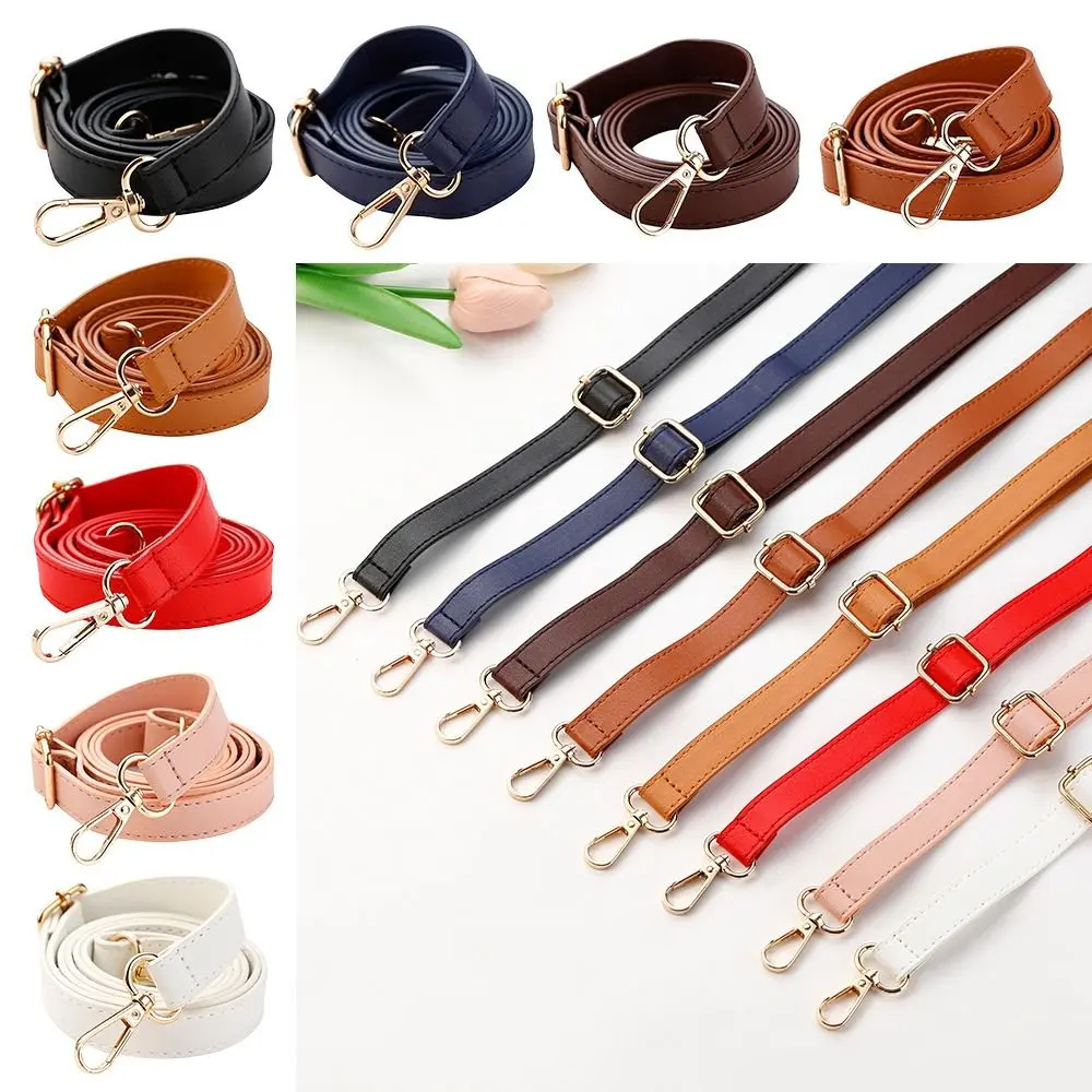 Fashion Leather Bag Strap Adjustable Bag Handle Replacement Handbag Belts Women Leather Shoulder Bag Parts Bag Accessories 130cm