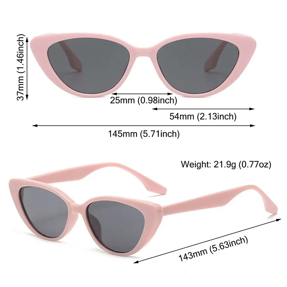 Retro Small Frame Cat Eye Shape Sunglasses Colorful UV400 Sun Protection Sun Glasses Shades for Women