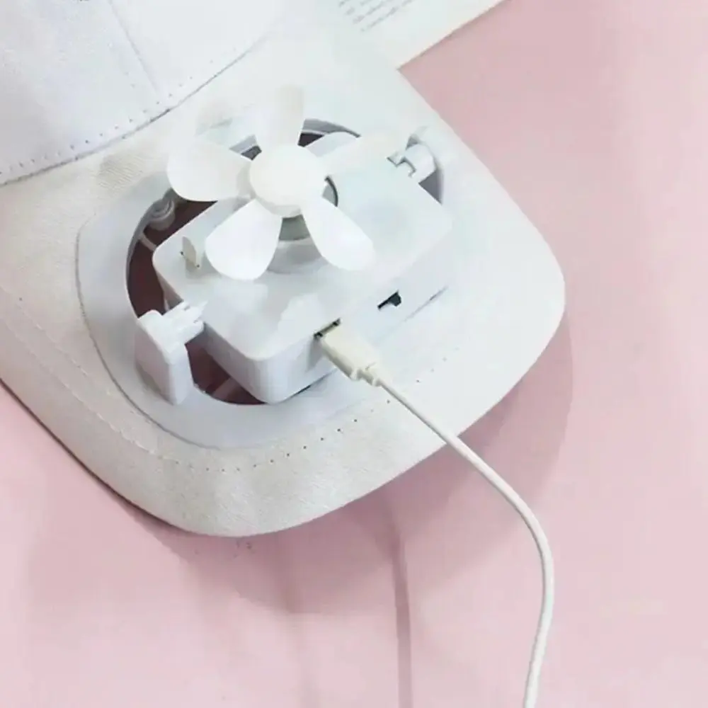 USB Charging Fan Sunhat Solar Charging with Cooling Fan Sun Protection Cap Strong Wind Sun Protection Detachable Fan Cap