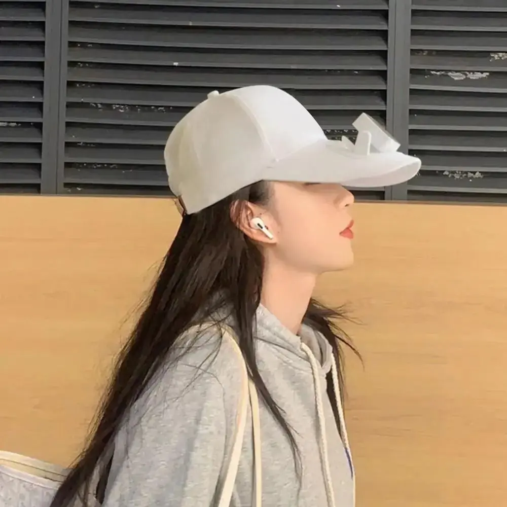 USB Charging Fan Sunhat Solar Charging with Cooling Fan Sun Protection Cap Strong Wind Sun Protection Detachable Fan Cap