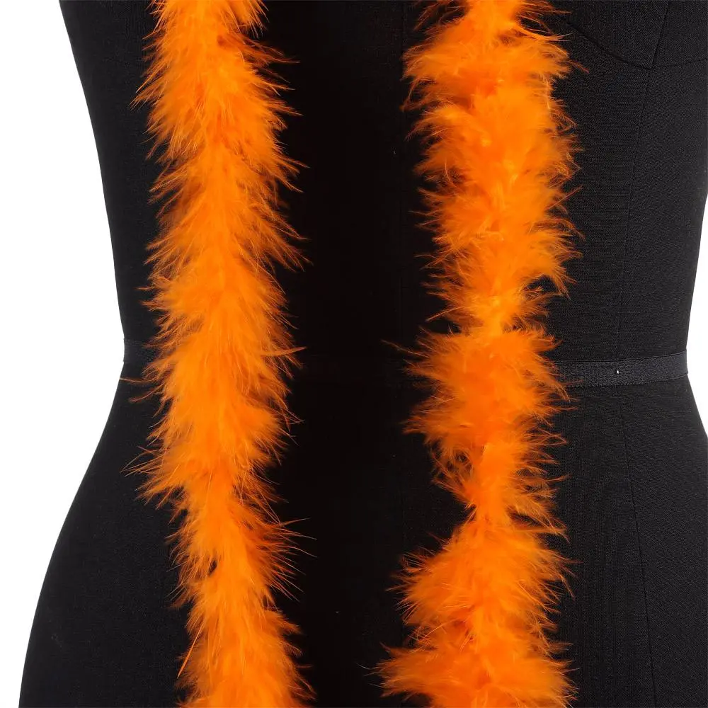 2M Feather Boa Strip For Christmas Tree Fluffy Feather On Ribbon Craft Costume Fancy Dress Wedding Party Decoration Apparel