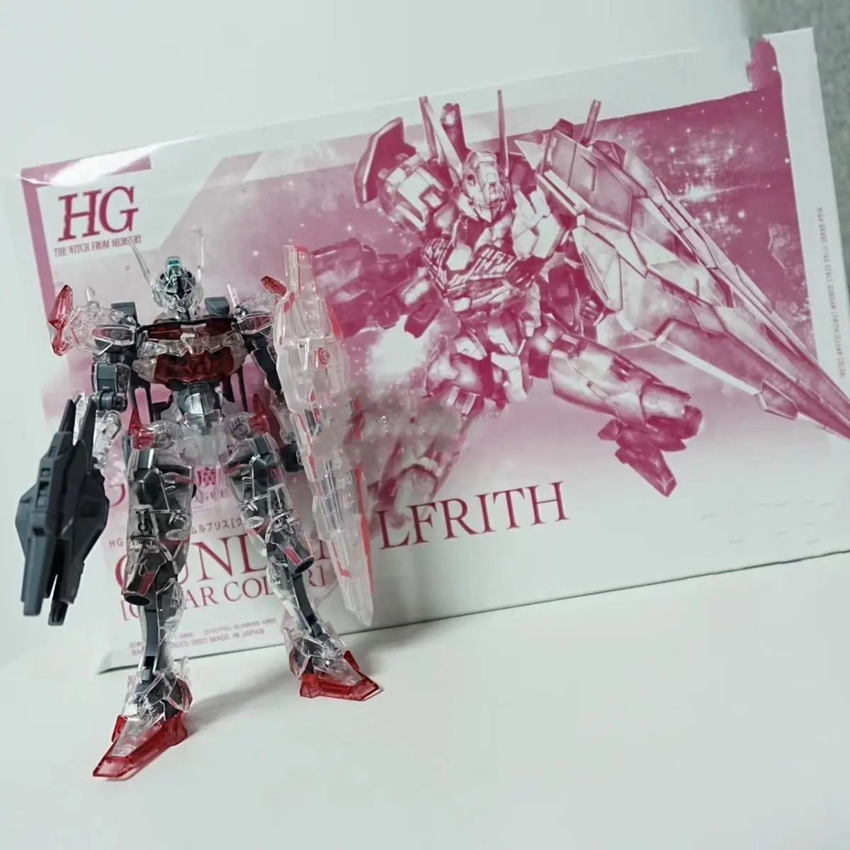 Gaogao Xingdong  Hg 1/100 Aerial Rebuild Lfrith Fighter The Witch From Mercury Collectible Robot Kits Models Kids Gift