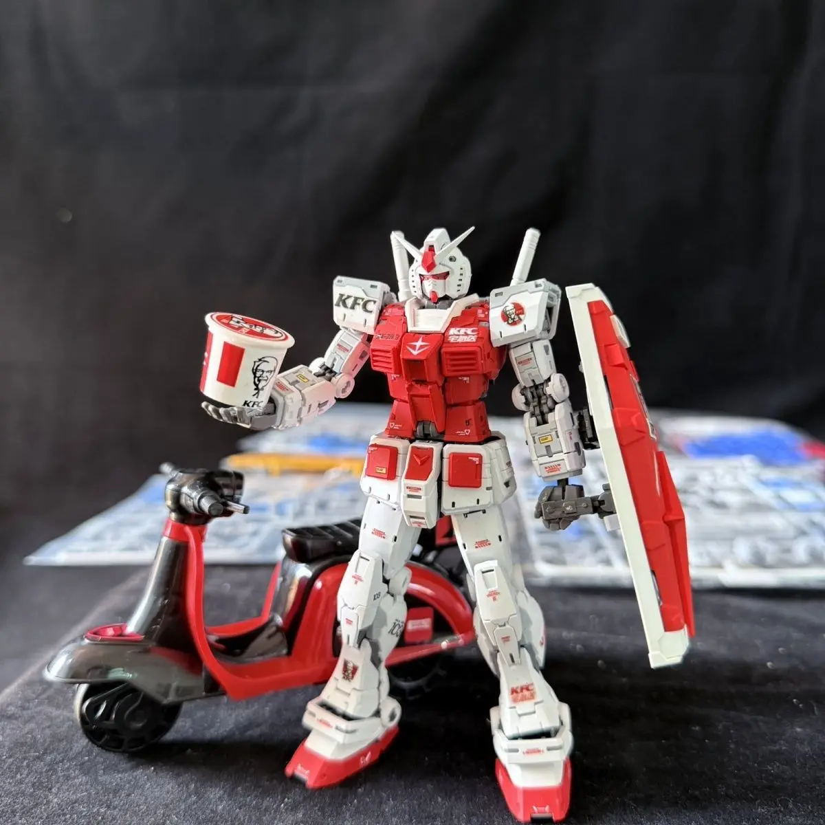Changlong Studio 5501 Rg 1/144 Assembly Model Painted Parts Robot Model Collectible Robot Kits Toys Models Kids Gift