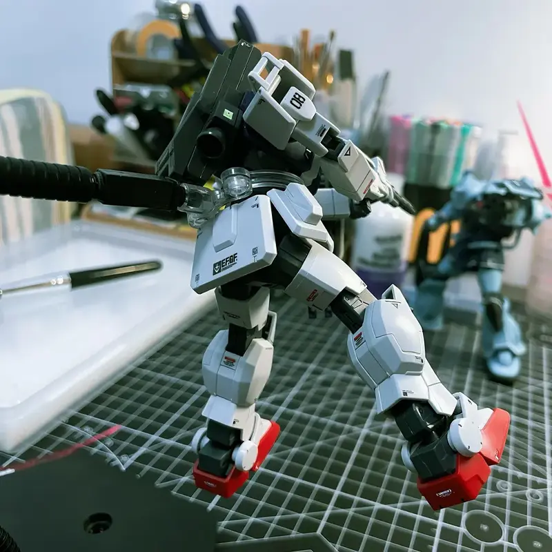 Kk Model Hg 1/144 Rx-79G Ground Type Assembly Model Movable Joints High Quality Collectible Robot Kits Models Kids Gift