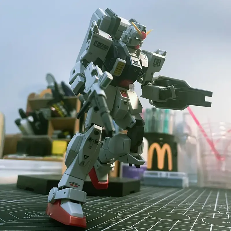 Kk Model Hg 1/144 Rx-79G Ground Type Assembly Model Movable Joints High Quality Collectible Robot Kits Models Kids Gift