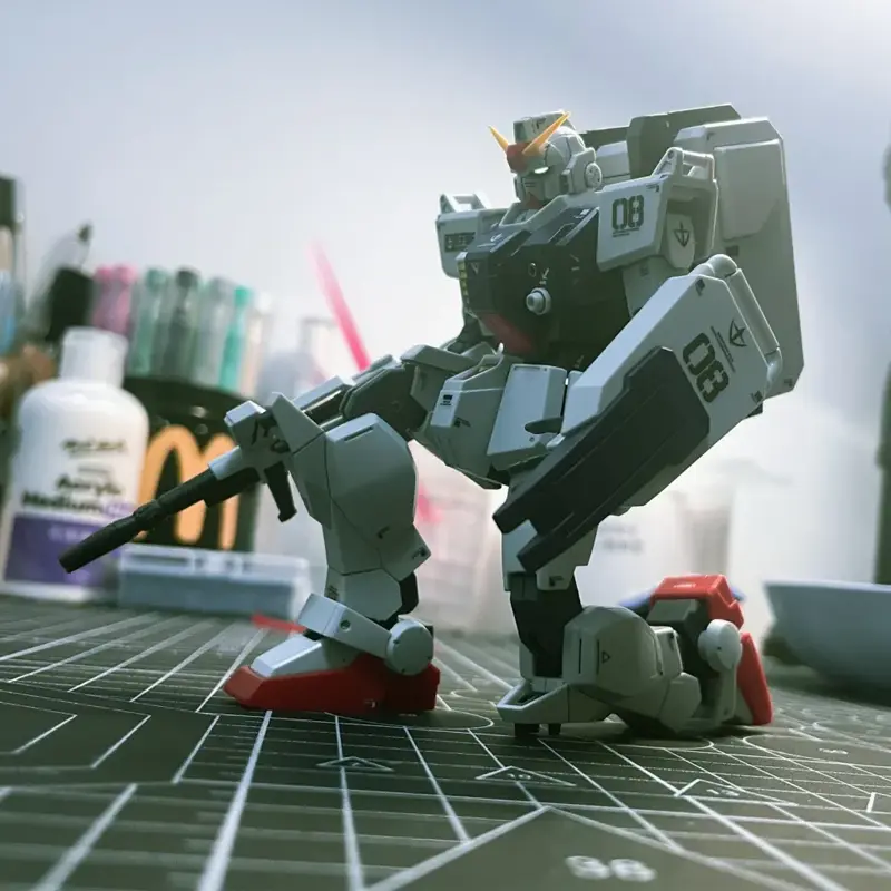 Kk Model Hg 1/144 Rx-79G Ground Type Assembly Model Movable Joints High Quality Collectible Robot Kits Models Kids Gift