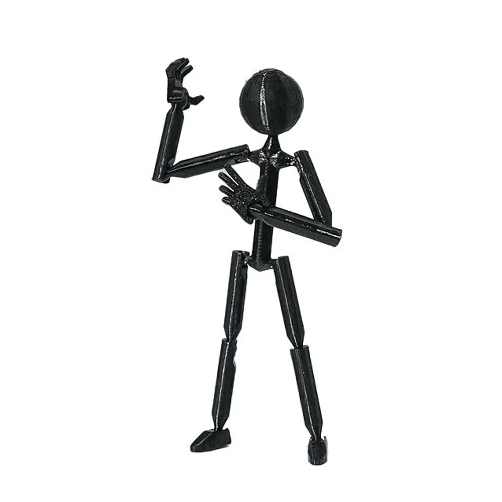 Multi-Jointed Multi Joint Stickman Toy 3D Printing Movable 3D Printed Mannequin Novelty Model Doll Stickman Assembled Robot