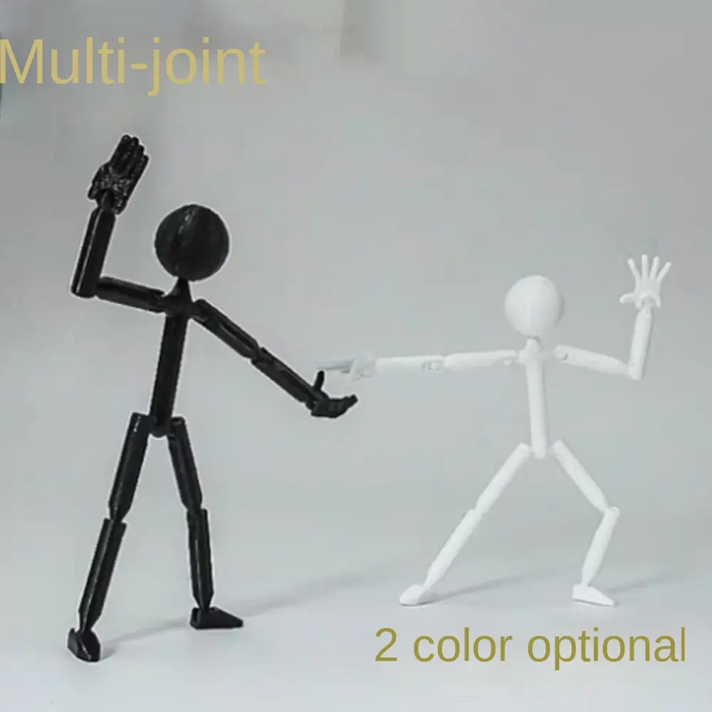 Multi-Jointed Multi Joint Stickman Toy 3D Printing Movable 3D Printed Mannequin Novelty Model Doll Stickman Assembled Robot